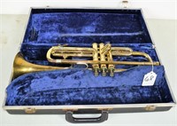 Solds Ambassador trumpet, serial #675981, w/case