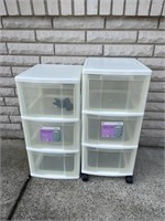 3 drawer storage w/wheels