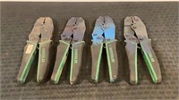 (4) Greenlee Quick Cycle Crimping Tools