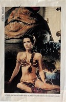Carrie Fisher signed magazine page