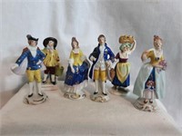 Mini German Made Victorian Porcelain Figurines