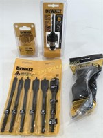 DeWalt Spade Bit Set, Holesaw, & More