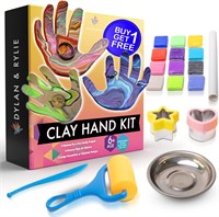 Clay Hand Kit - DIY Clay Handprint Kit for Kids
