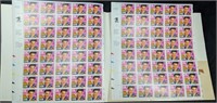 2 Original Sheets of Elvis Commemorative Stamps