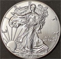 2017 1 oz American Silver Eagle Brilliant