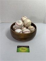 Signed Baseballs From Past St. Louis Cardinals