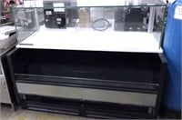 5 1/2' GLASS TOPPED BAKERY DUAL DISPLAY CASE