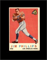 1959 Topps #142 Jim Phillips VG to VG-EX+