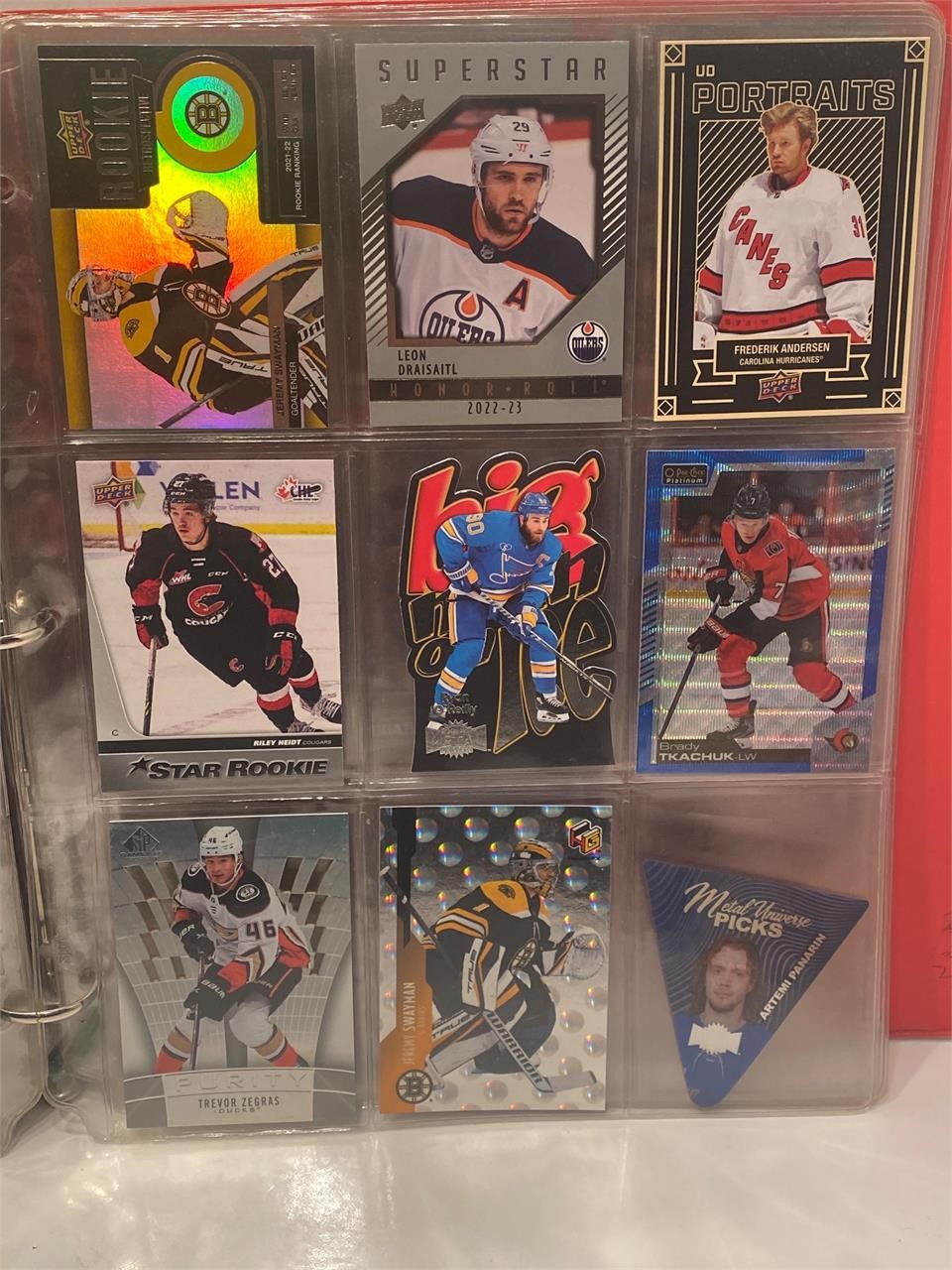 Hockey Insert Card Lot