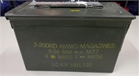 Ammo Can With308 Shot Brass Casings