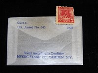 1928 U.S. 2 Cents Valley Forge Postage Stamp