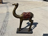 Metal Christmas Camel