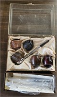 Vintage Yorkshire Tobacco Pipe Set With Accessory