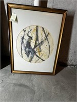 Abstract Signed Art Piece