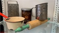 Vintage Kitchenware Lot as seen
