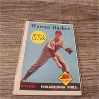 1958 Topps Warren Hacker