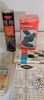 Vintage Pick Up Sticks, Dominoes, Checkers & More