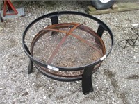 FIRE PIT RING WITH MESH TOP