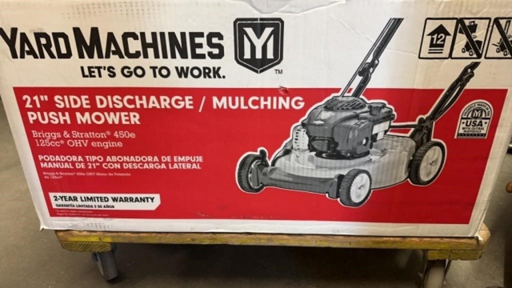 Yard machines 21 inch side discharge mulching