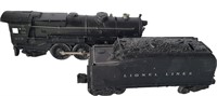 VINTAGE LIONEL O GAUGE LOCOMOTIVE AND TENDER