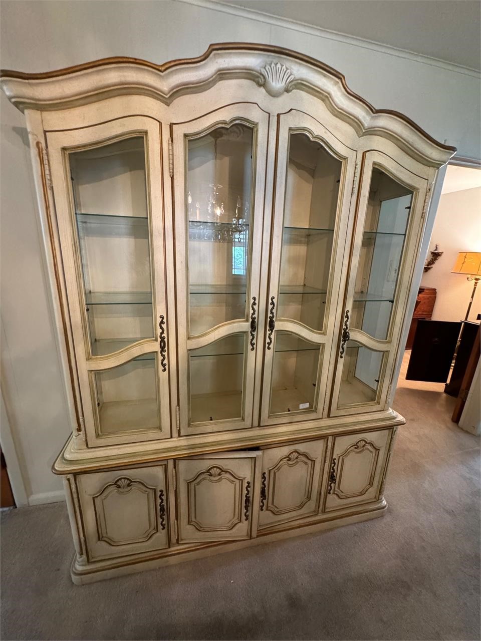 8 DOOR HUTCH 82"X 65"X 16"