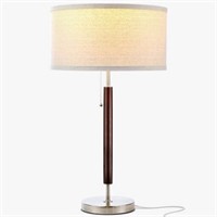 Carter 26" Walnut Brown Mid-Century Modern LED Sta