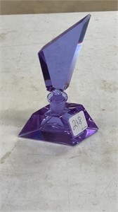 Amethyst Crystal Perfume Bottle