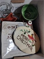 Lot of Christmas dishes