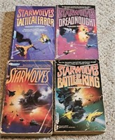 4 Vintage Starwolves Science Fiction Paperback
