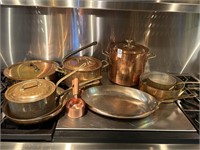 Ruffoni Hammered Copper Cookware Set