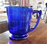 Blue 4 Cup Measure 6"h