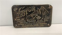 Vintage cast iron repro VICTOR 8x4.5’’ metal sign