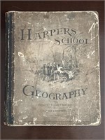 1879 Harpers School Geography Book