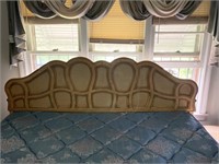 King sized French provincial headboard and rails