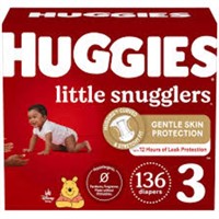 HUGGIES Little Snugglers 136 Count - SIZE 3