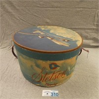 Stetson Flagship Hat Box with Airplane