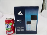 Coffret Adidas neuf, eau de toilette + déodorant