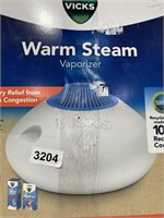 VICKS WARM STEAM VAPORIZER RETAIL $30