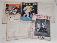 Vintage Child Life Magazines - Circa 1930s