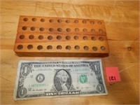 2ct Wooden Ammo Holders 3/8" Openings