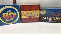 3 BOARD GAMES - ALL ARE FACTORY SEALED
