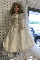 SHOW STOPPERS NUMBERED PORCELAIN BRIDE DOLL
