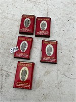 5- Prince Albert Tobacco Cans