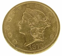 1875-s U. S. Liberty Gold $20.00 Coin
