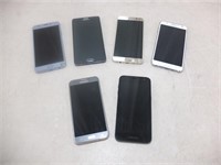 6 count Samsung Galaxy Note Phones
