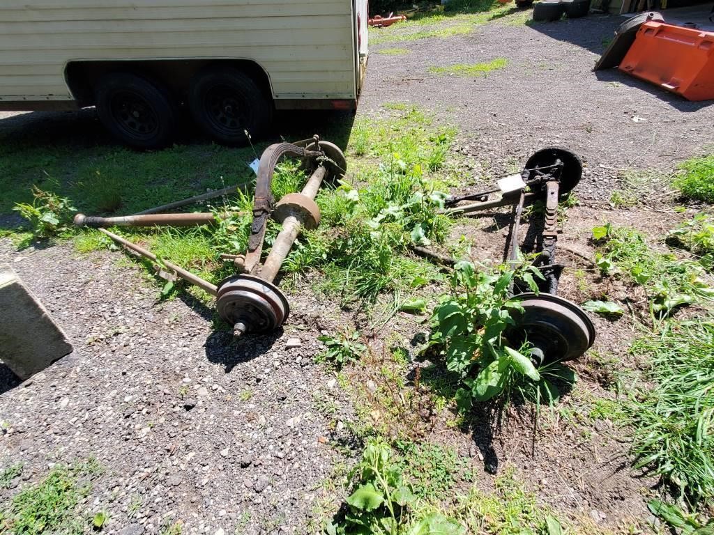 1929 Ford Model A Front and Rear Axles