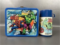 1980 Aladdin Spiderman & Hulk Lunchbox