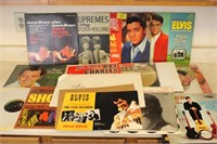Lot of Records and Elvis Calendar