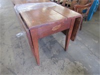 Old Pine Drop Leaf Table top 47 x 24 inches