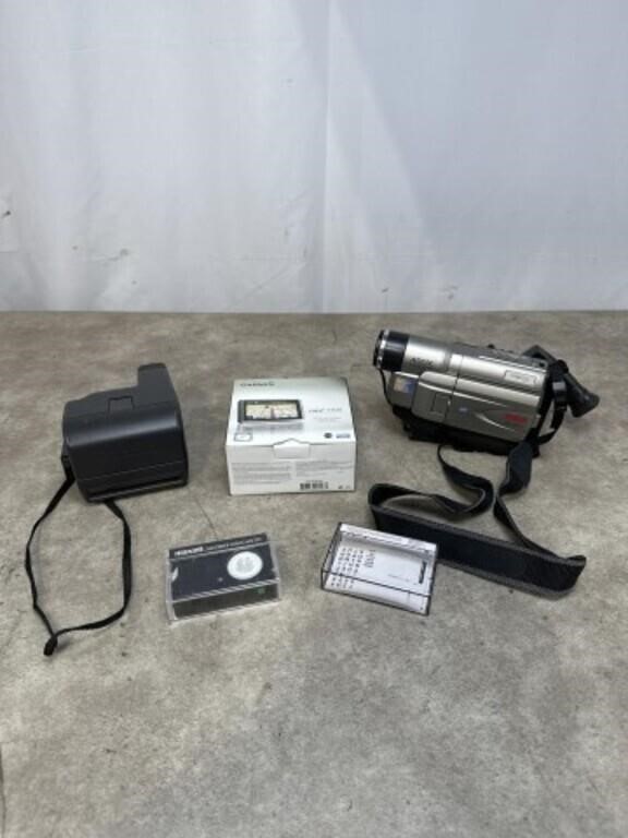 RCA Camcorder, Polaroid Camera, and Garmin GPS